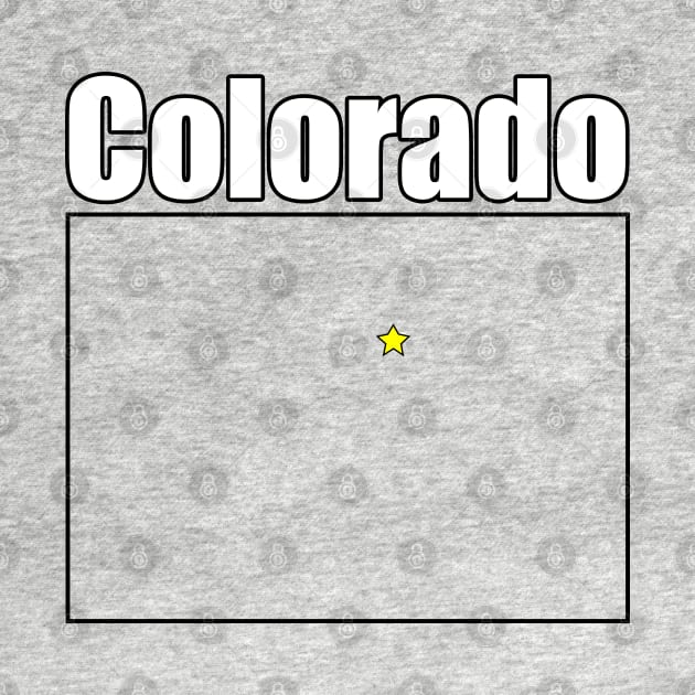 Minimalist Colorado by Patsi Nahmi Designs